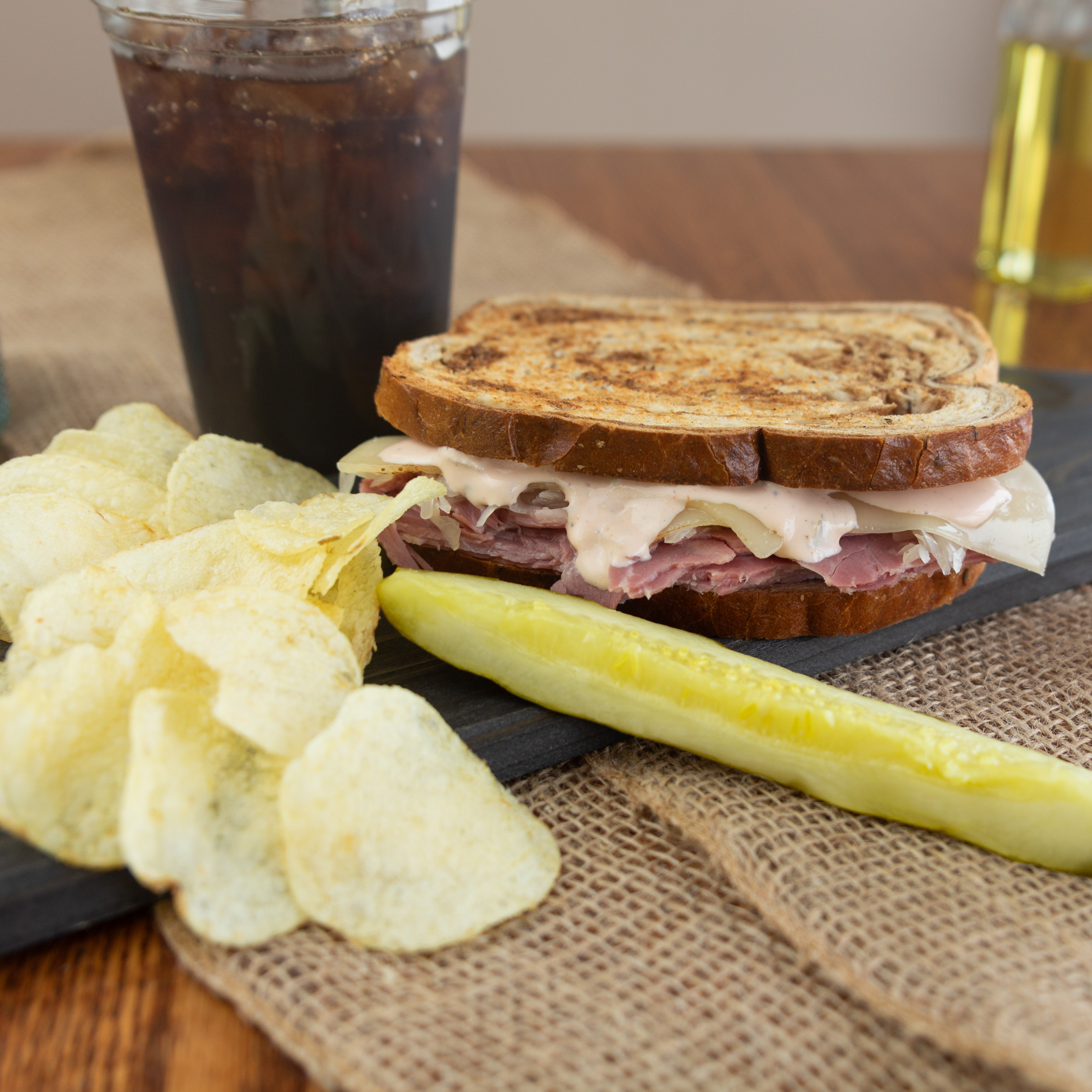 The Reuben at White or Wheat Sandwich Shoppe