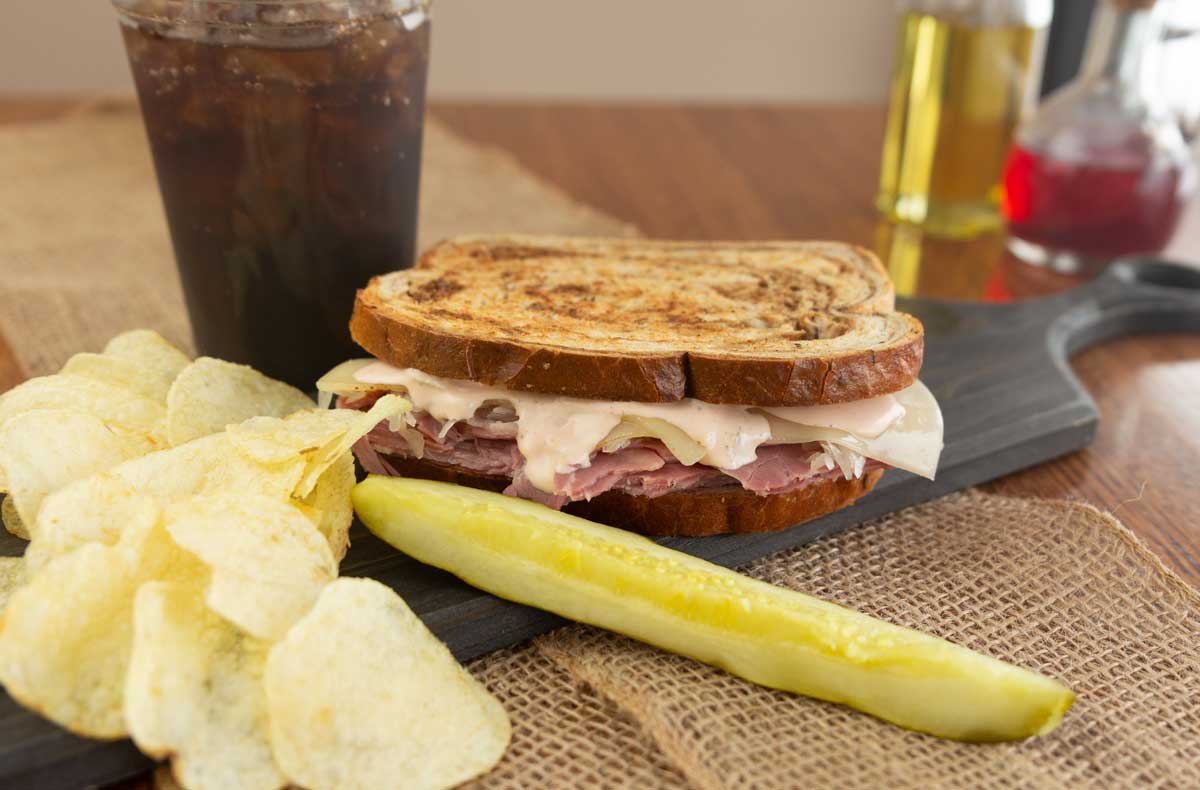 Photo of The Reuben at White or Wheat Sandwich Shoppe